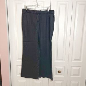 J. Crew Linen City Fit Career Casual Flat Front Wide Leg Unlined Pants